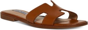 Steve Madden Womens Hadyn Cognac Lea Sandals,EU-39