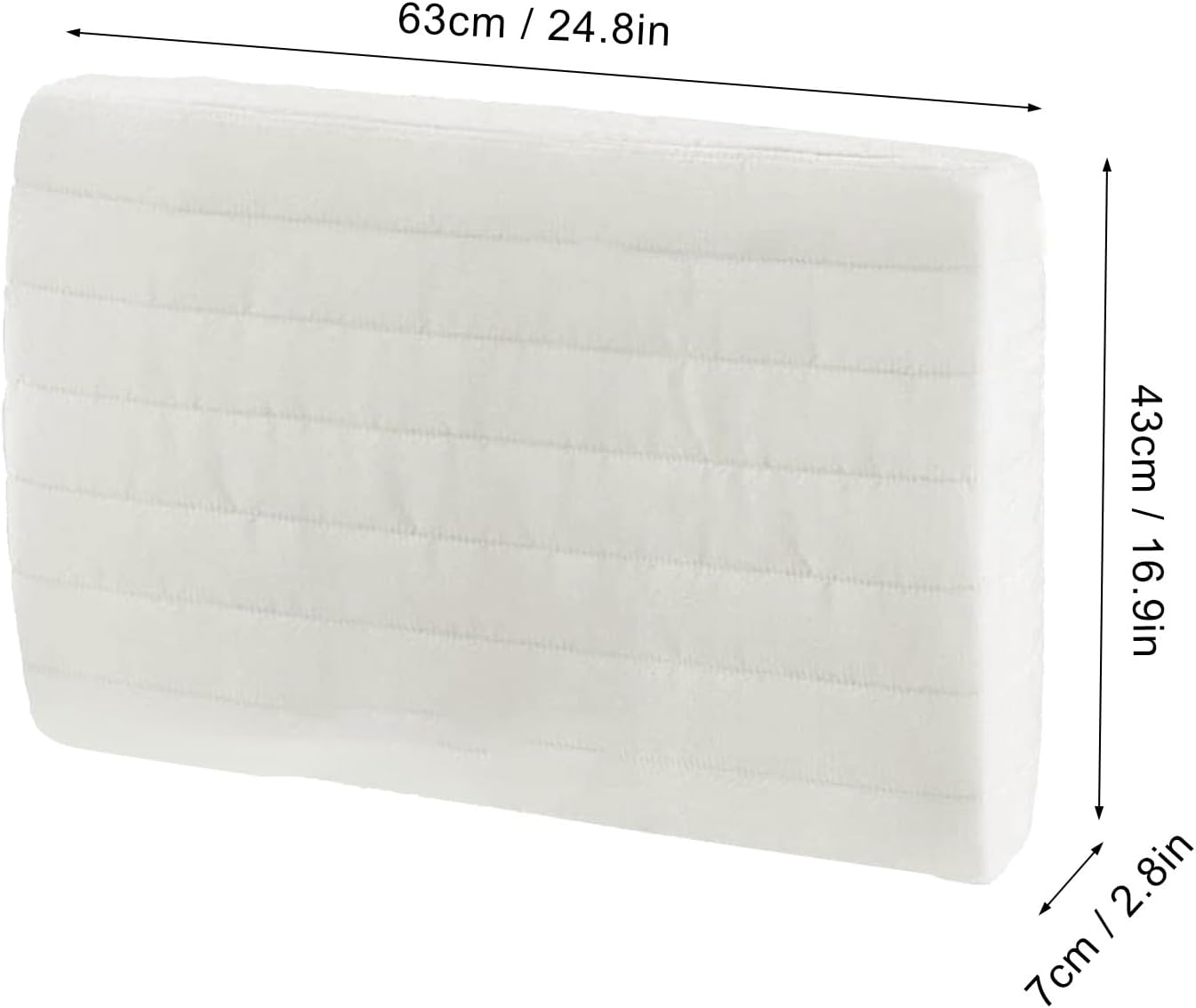 غطاء مكيف هواء داخلي، غطاء وحدة مكيف هواء داخلي مقاوم للغبار غطاء وحدة تكييف الهواء للمنزل والفندق (63 × 43 × 7 سم) 6 غطاء مكيف هواء داخلي، غطاء وحدة مكيف هواء داخلي مقاوم للغبار غطاء وحدة تكييف الهواء للمنزل والفندق (63 × 43 × 7 سم) - الصورة 6