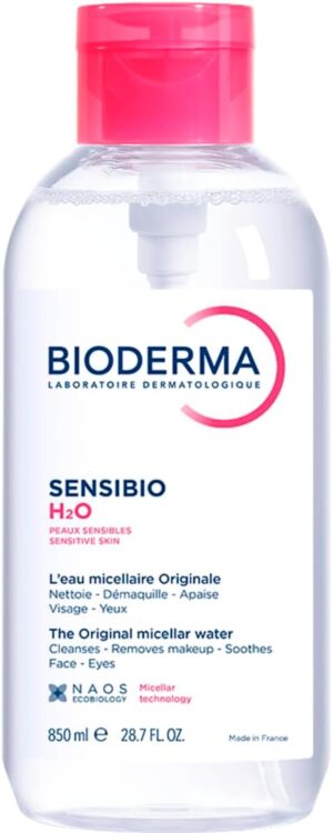 مزيل مكياج سينسيبيو H2O ماء ميسيلار من بيوديرما