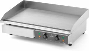 شوايه مكلاين الكهربائيه بحجم 72x47 سم، كفائه عاليه بقدره 4400 واط، ستنلس ستيل عالي الجوده وسهل التنظيف، جوده عاليه مناسب للاستخدام التجاري