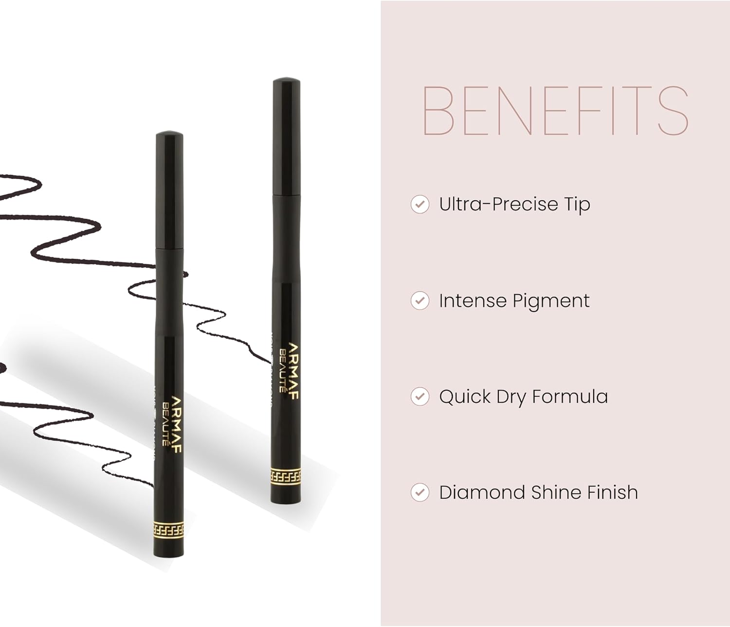 ارماف قلم تحديد عيون سائل دايموند من بيوتي نوار - اسود مكثف، قلم تحديد عيون مقاوم للماء لتحديد دقيق، قلم تحديد عيون سائل يدوم طويلا ومقاوم للتلطخ 13 619FIEJdECL. AC SL1500