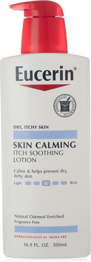 لوشن مهدئ للبشرة - لوشن لكامل الجسم للبشرة الجافة والحكة، غني بدقيق الشوفان الطبيعي - زجاجة مضخة 16.9 اونصة سائلة