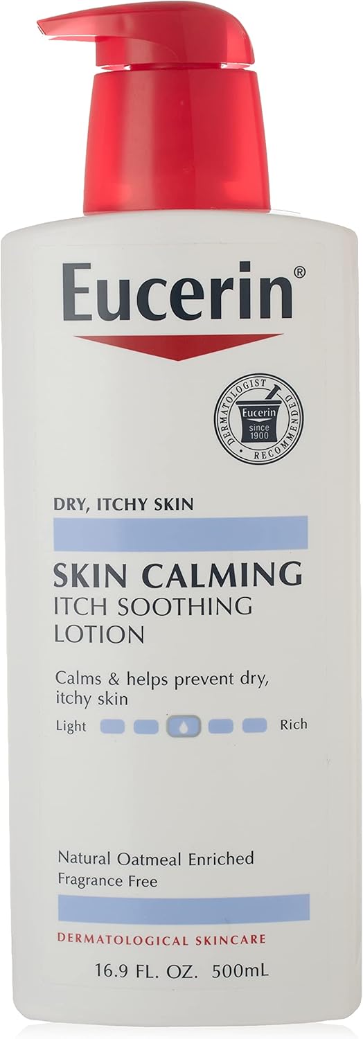 لوشن مهدئ للبشرة - لوشن لكامل الجسم للبشرة الجافة والحكة، غني بدقيق الشوفان الطبيعي - زجاجة مضخة 16.9 اونصة سائلة