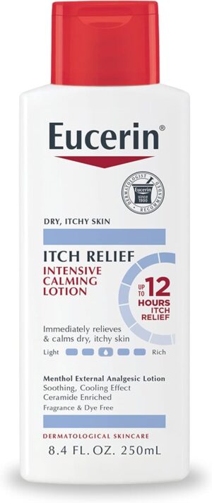 Eucerin, Itch Relief, Intensive Calming Lotion, 8.4 fl oz (250 ml)