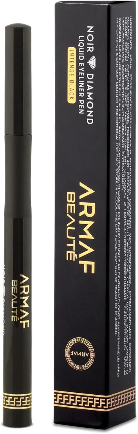 ارماف قلم تحديد عيون سائل دايموند من بيوتي نوار - اسود مكثف، قلم تحديد عيون مقاوم للماء لتحديد دقيق، قلم تحديد عيون سائل يدوم طويلا ومقاوم للتلطخ 9 ارماف قلم تحديد عيون سائل دايموند من بيوتي نوار - اسود مكثف، قلم تحديد عيون مقاوم للماء لتحديد دقيق، قلم تحديد عيون سائل يدوم طويلا ومقاوم للتلطخ