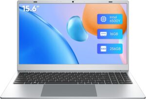 لابتوب انهونلاب بشاشة 15.6 انش FHD IPS، لابتوب للطلاب والاعمال، 16GB RAM 256GB SSD، معالج 6500Y (حتى 3.4GHz)، واي فاي 5