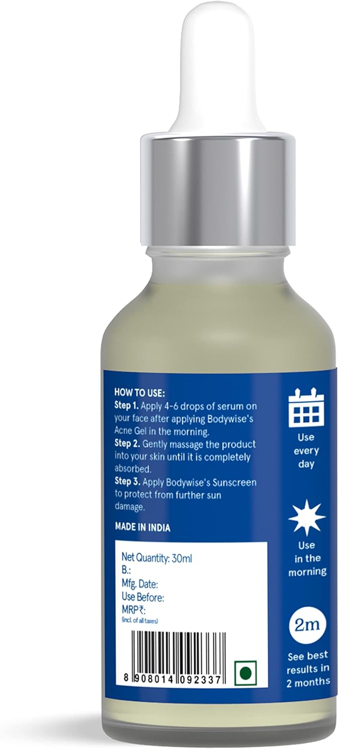 بي باديوايز 10% نياسيناميد مع 1% زنك سي ايه لحب الشباب والبقع الداكنة مصل وجه آمن للاستخدام اليومي ومضاد للبشرة الدهنية والمعرضة 30 مل، للأنثى 2 بي باديوايز 10% نياسيناميد مع 1% زنك سي ايه لحب الشباب والبقع الداكنة مصل وجه آمن للاستخدام اليومي ومضاد للبشرة الدهنية والمعرضة 30 مل، للأنثى - الصورة 2