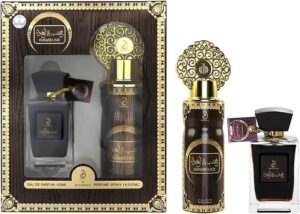 مجموعة هدايا عطر خشب العود من عربيات للجنسين او دي بارفان 100 مل + مزيل عرق 200