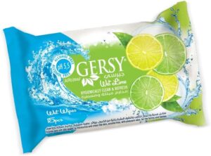 جيرسي مناديل مبللة – برائحة الليمون – منعشة ولطيفة على البشرة – 15 منديل - من العملاق