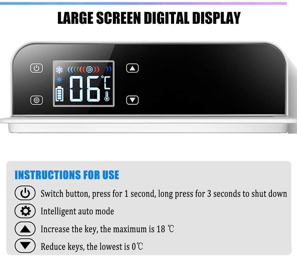 Small Fridge Cooler, Insulin Cooler Case Portable Insulin Bag Travel Keep Chilled Meds at 2-8 Degrees, Medical Insulin Travel Case,Singlebattery 12 61gsf7O4UuL. AC SL1000