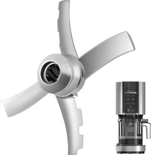 شفرات بديلة تناسب ماكينات صنع الايس كريم نينجا ديلوكس NC300 - شفرة مجداف بديلة تناسب نينجا كريمريزر NC300 NC301 NC300C NC301C NC301H - ستانلس ستيل