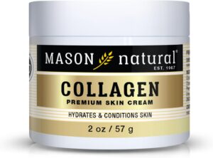 كريم للوجه من Mason لتحسين مظهر البشرة بتركيبة الكولاجين النقي، مناسب لجميع أنواع البشرة، 57 جرام