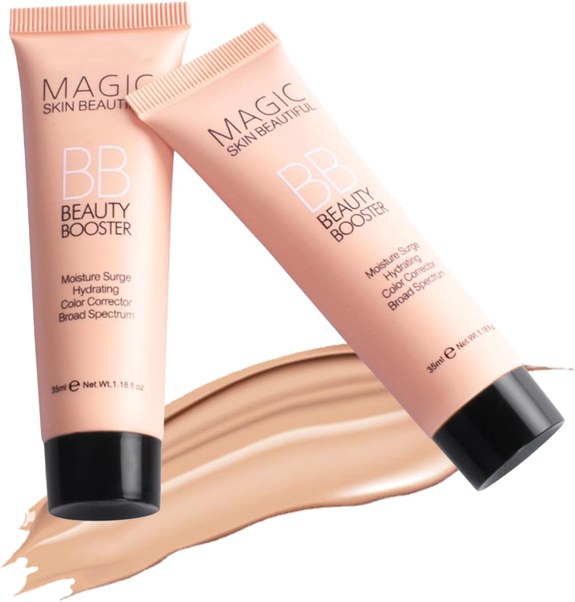 كريم أساس من الشيخة بلون ناتشورال بيج للبشرة الجافة والعادية بتشطيب طبيعي، خفيف الوزن وطويل الأمد، عبوة من قطعتين