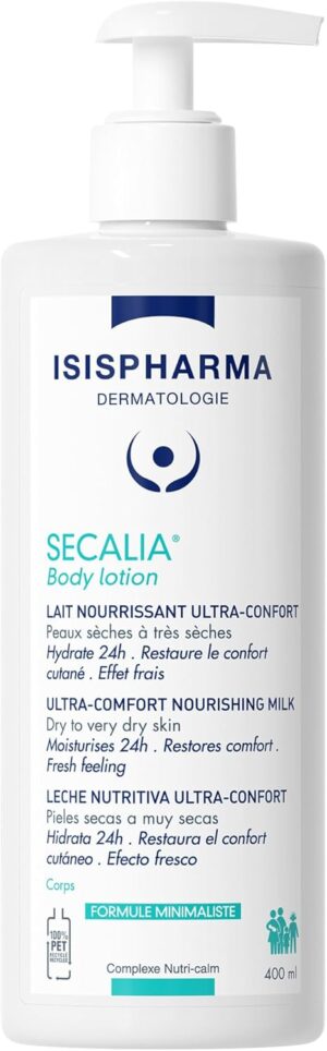 سائل للجسم من ايزيس فارما للترطيب والإصلاح، مناسب للبشرة الجافة، 400 مل