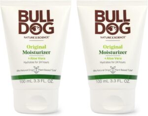 بولدوج مينز سكين كيرا اند جرومنج مرطب الوجه الاصلي، 3.3 اونصة - عبوة من قطعتين