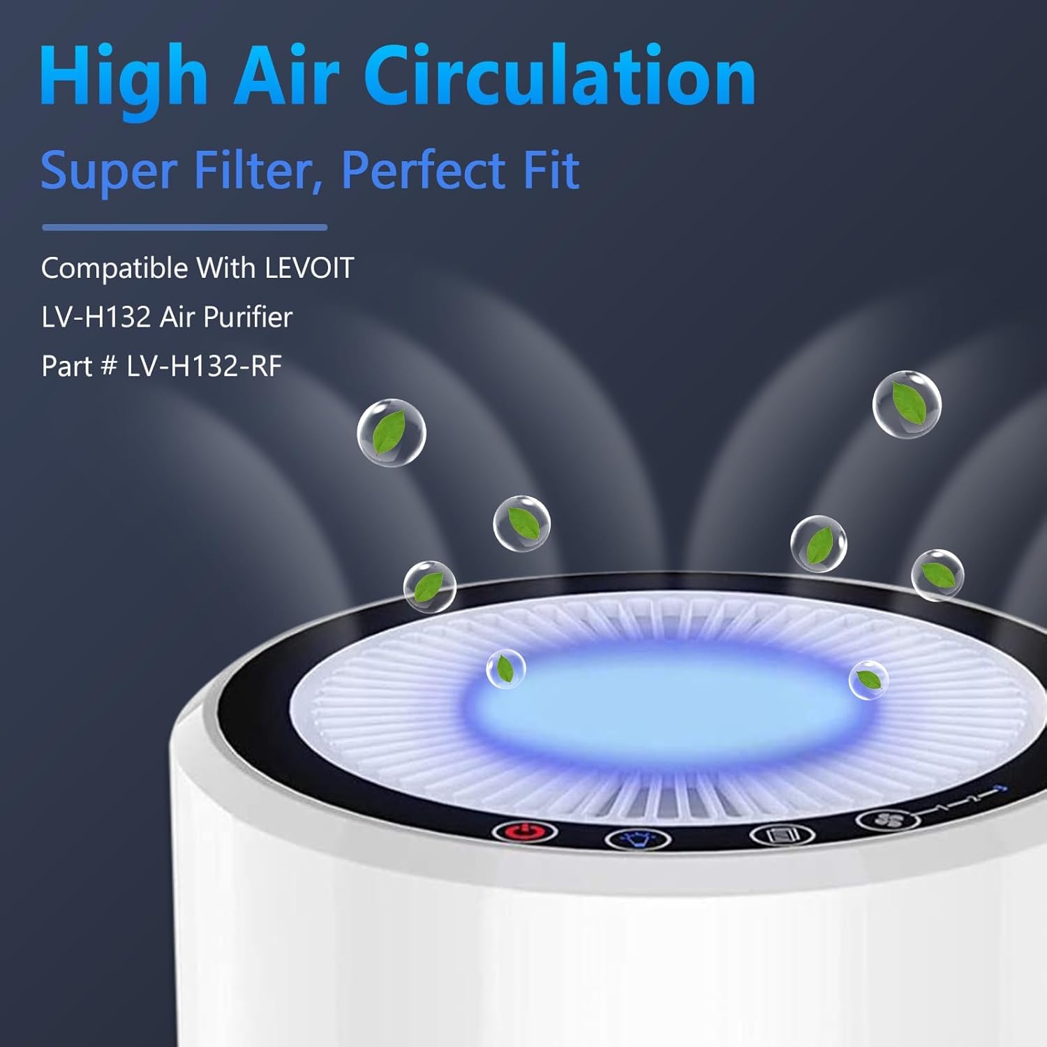 فلتر بديل من ابوتو، فلتر هيبا H13 ترو مع الكربون النشط، متوافق مع منقي الهواء LV-H132، فلتر هواء بديل عالي الكفاءة للاستخدام المنزلي 3 فلتر بديل من ابوتو، فلتر هيبا H13 ترو مع الكربون النشط، متوافق مع منقي الهواء LV-H132، فلتر هواء بديل عالي الكفاءة للاستخدام المنزلي - الصورة 3