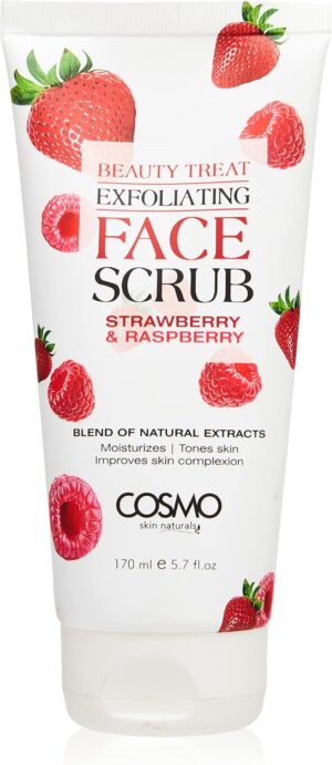 كوزمو مقشر بالفراولة والتوت 170 مل