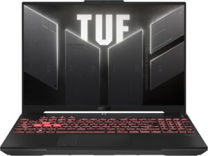اسس لابتوب العاب تي يو اف A16 بشاشة FHD 16 انش + 144Hz ومعالج AMD رايزن 7 7445HS وذاكرة RAM DDR5 32GB وSSD PCIe 4.0 1TB وبطاقة عرض مرئي انفيديا جيفورس RTX 4050 6GB وكيبورد انجليزي/عربي RGB منطقة واحدة