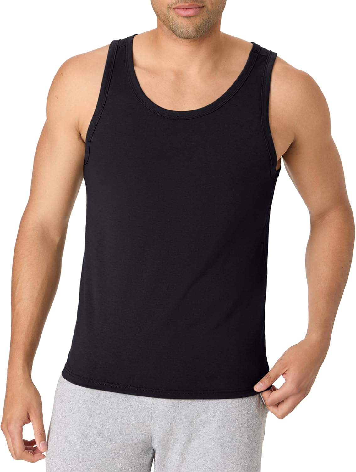 هنس بلوزة بدون اكمام للرجال من اوريجينالز، تي شيرت خفيف الوزن (عبوة قطعة واحدة)