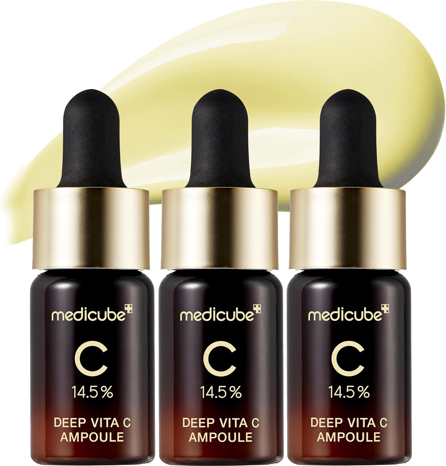 ميديكوب سيروم ديب فيتا سي | فيتامين النقي بنسبة 13.5% | يزيل العيوب ويحسن لون البشرة | الهالات السوداء والبقع العمرية | العناية بالبشرة الكورية للجنسين مزيج عادي دهنية جاف