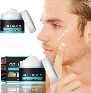 كريم كولاجين للرجال مضاد للتجاعيد مرطب للوجه للشيخوخة والتجاعيد ومضاد للاكسدة
