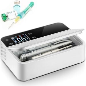 Small Fridge Cooler, Insulin Cooler Case Portable Insulin Bag Travel Keep Chilled Meds at 2-8 Degrees, Medical Insulin Travel Case,Singlebattery