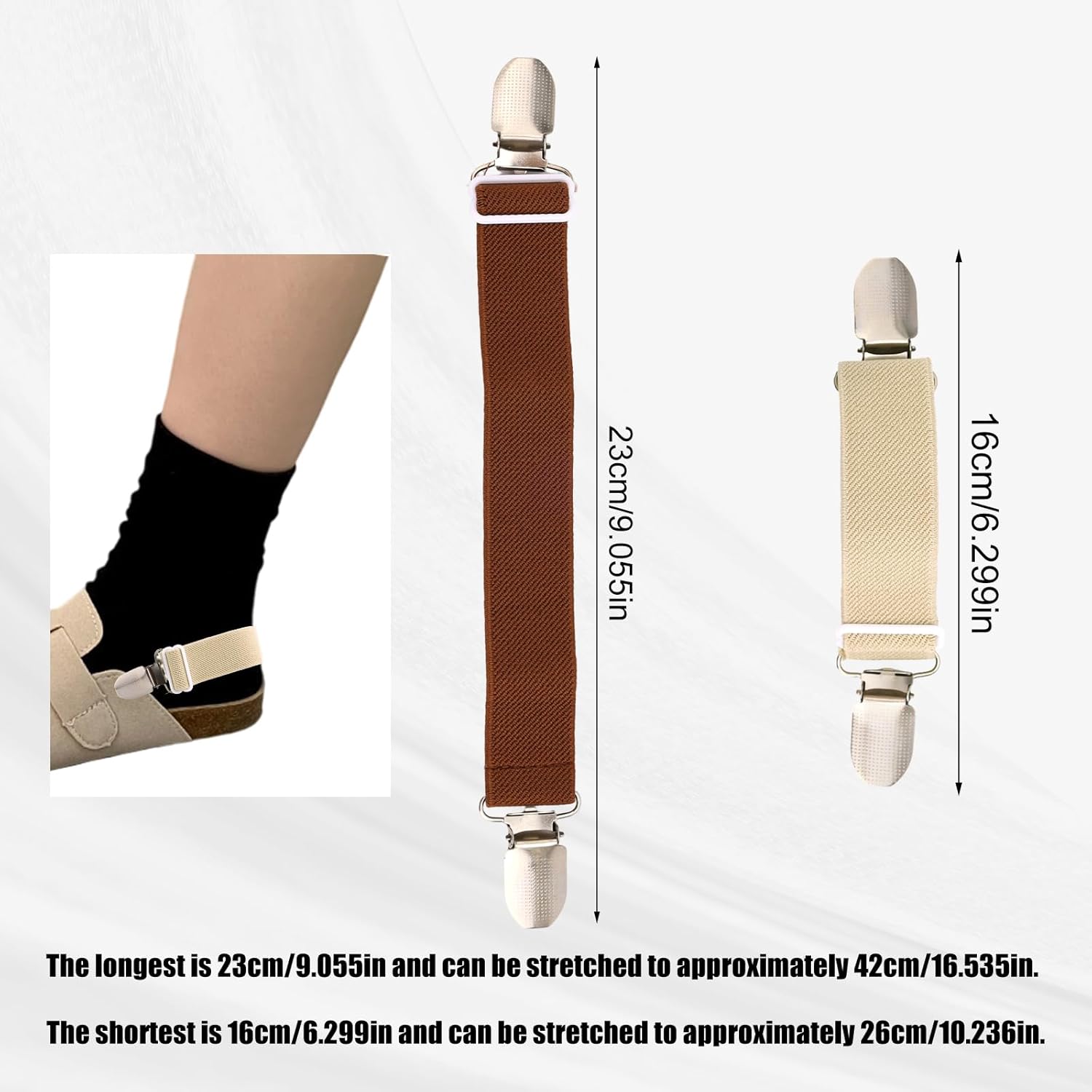 10 قطع من احزمة الاحذية المرنة من بينيتو، احزمة كعب مرنة قابلة للتعديل وقابلة للازالة ومضادة للفضفاضة، احزمة للكاحل، اكسسوارات بديلة للقباقيب والشباشب والشباشب والصنادل (5 الوان) 9 71OC5Zh wsL. AC SL1500