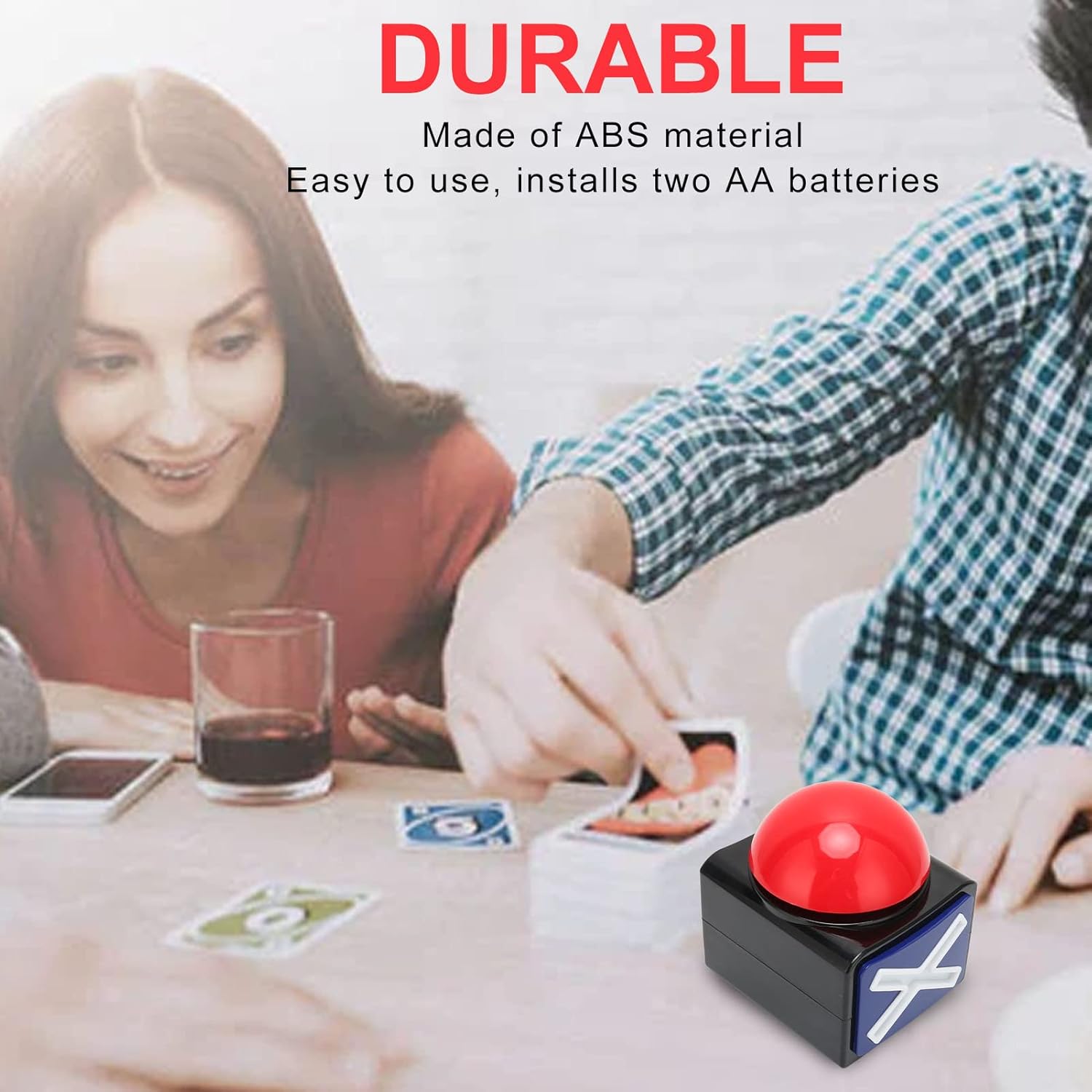 جرس للرد على اللعبة، ازرار العاب مسابقات من مادة ايه بي اس، ازرار عرض العاب وعروض الحفلات والمسابقات مع اضواء وصوت عالٍ للفصول الدراسية في النادي 2 جرس للرد على اللعبة، ازرار العاب مسابقات من مادة ايه بي اس، ازرار عرض العاب وعروض الحفلات والمسابقات مع اضواء وصوت عالٍ للفصول الدراسية في النادي - الصورة 2