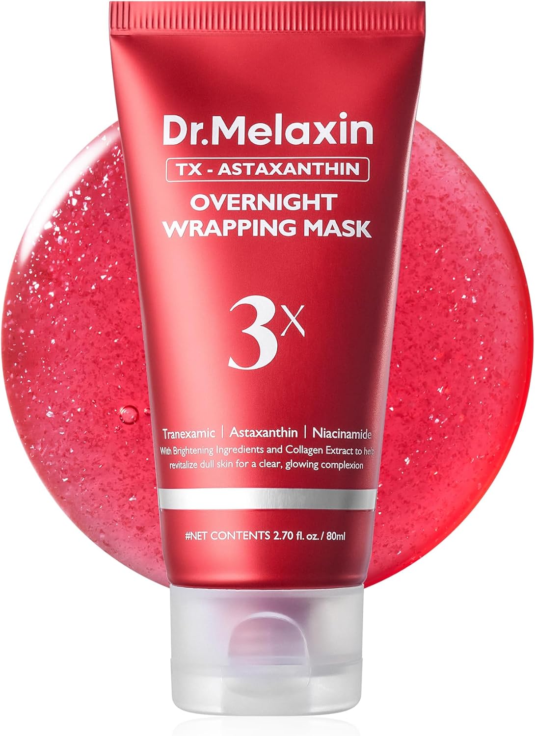 قناع تغليف ثلاثي من دكتور ميلاكسين 80 مل للعناية الكاملة بالبقع الداكنة