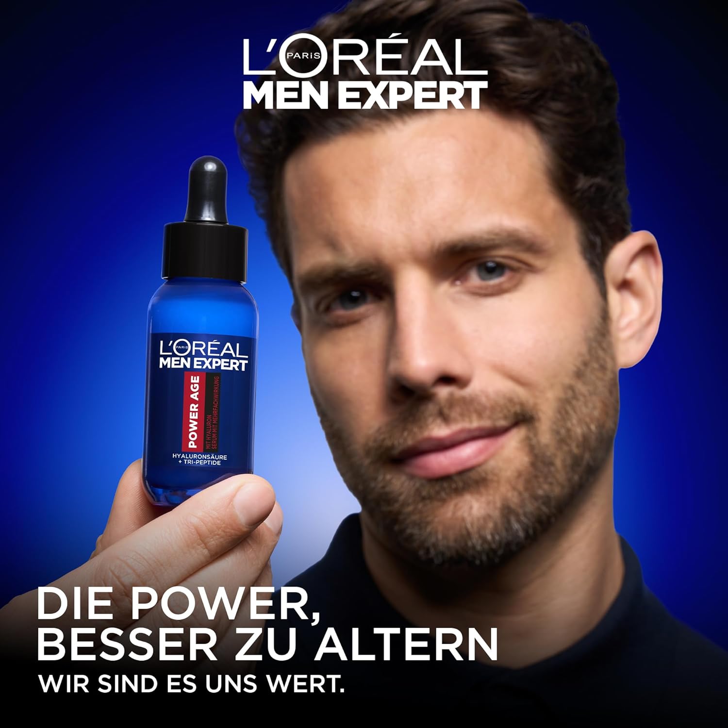 مصل وجه اكسبيرت للرجال من لوريال مرطب مضاد للشيخوخة للبشرة المتعبة وغير اللامعة سيروم بجرعة عالية مع حمض الهيالورونيك باور ايج 1 × 30 مل 2 مصل وجه اكسبيرت للرجال من لوريال مرطب مضاد للشيخوخة للبشرة المتعبة وغير اللامعة سيروم بجرعة عالية مع حمض الهيالورونيك باور ايج 1 × 30 مل - الصورة 2