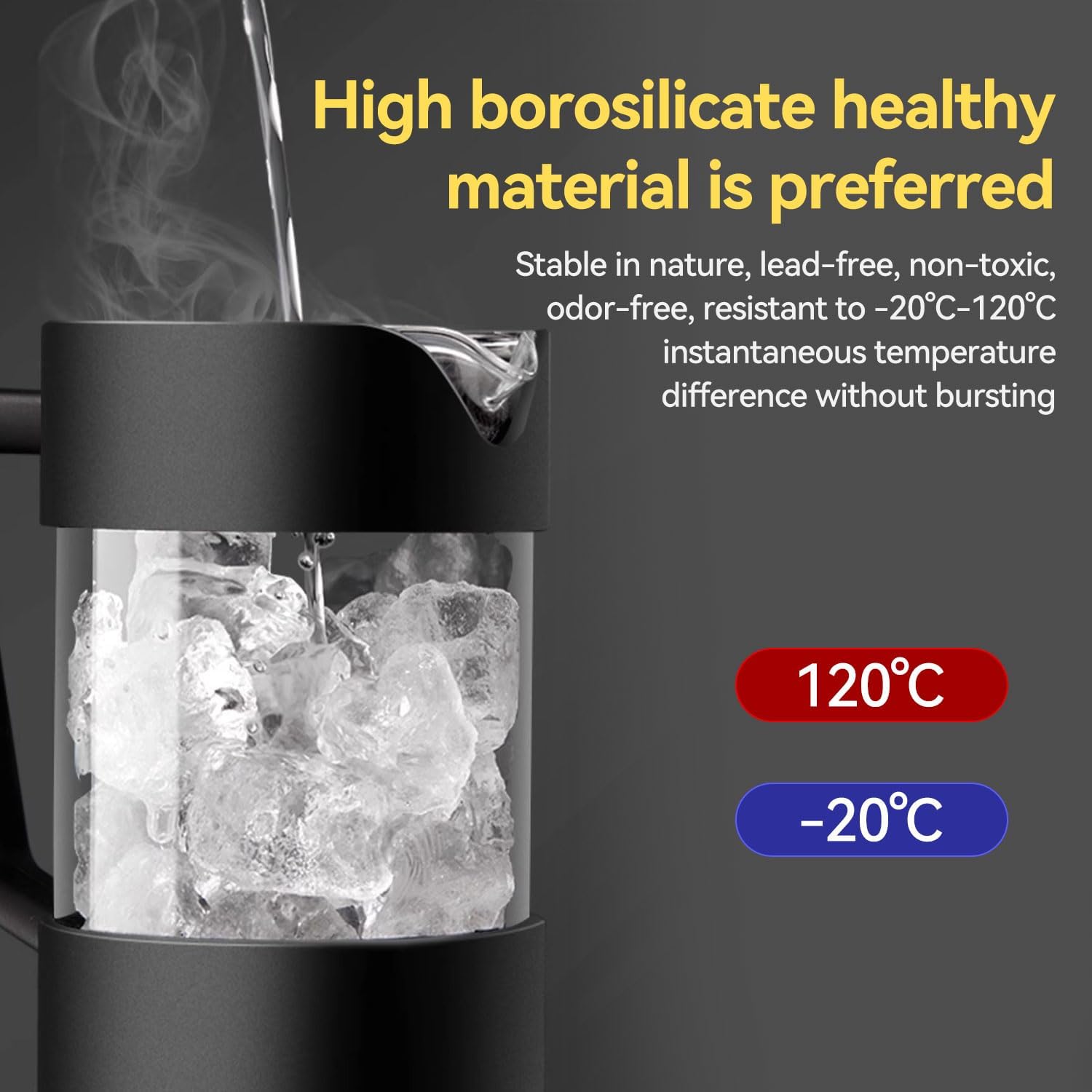 ماكينة تحضير القهوة والشاي الفرنسية من بروكسيما دايركت مع مغرفة قياس (1000 مل)، أسود 3 ماكينة تحضير القهوة والشاي الفرنسية من بروكسيما دايركت مع مغرفة قياس (1000 مل)، أسود - الصورة 3