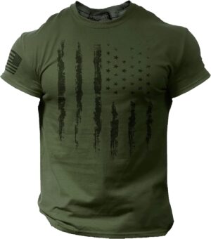 Rogue Style American Flag T-Shirt for Man Patriotic Tee