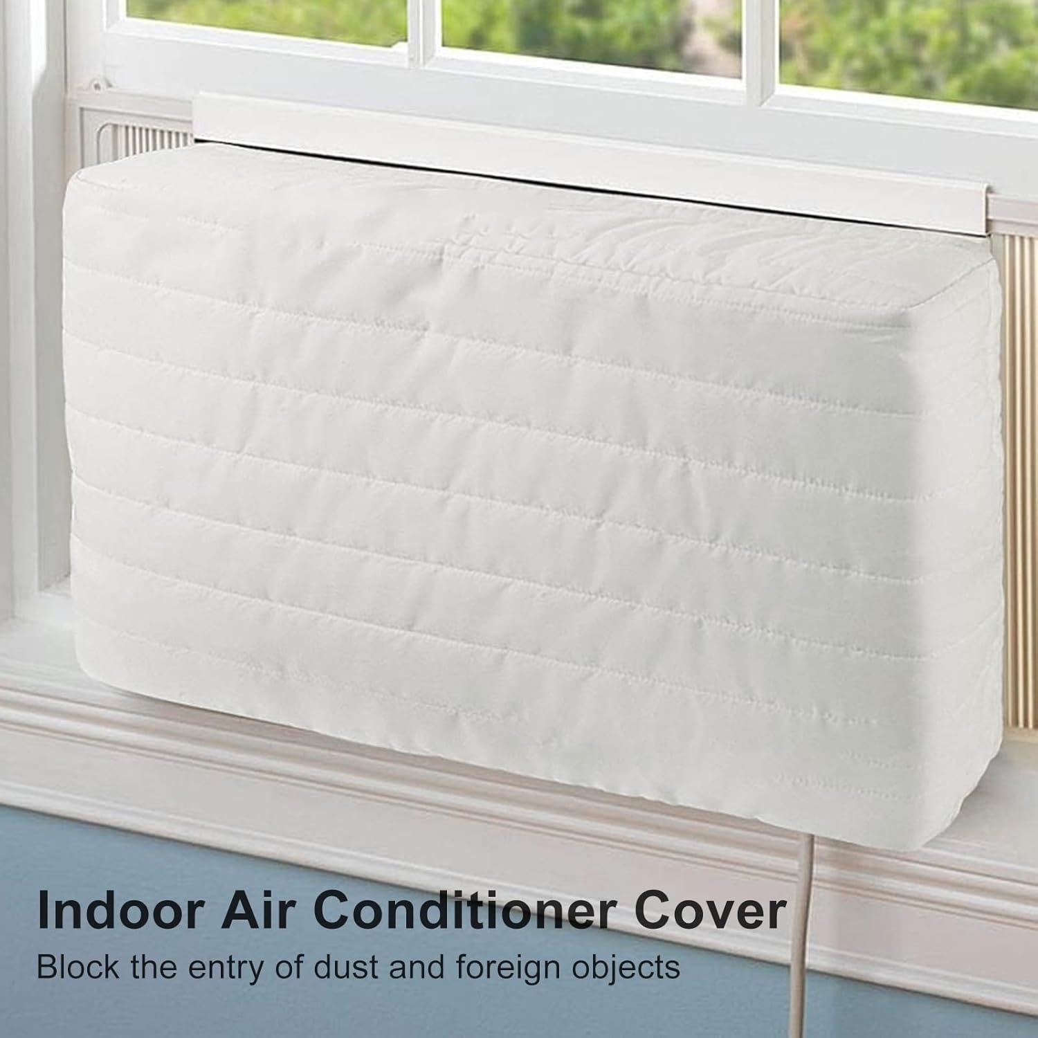 غطاء مكيف هواء داخلي، غطاء وحدة مكيف هواء داخلي مقاوم للغبار غطاء وحدة تكييف الهواء للمنزل والفندق (63 × 43 × 7 سم) 2 غطاء مكيف هواء داخلي، غطاء وحدة مكيف هواء داخلي مقاوم للغبار غطاء وحدة تكييف الهواء للمنزل والفندق (63 × 43 × 7 سم) - الصورة 2