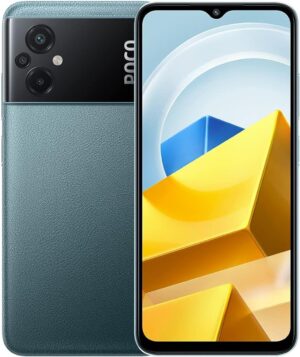 جوال بوكو ام 5 128GB وذاكرة RAM 6GB بشاشة 6.58 انش 90Hz دقة FHD دوت دروب وكاميرا خلفية ثلاثية 50 ميجابكسل عالي الاداء G99 وبطارية عالية الطاقة 5000mAh اخضر بشريحتين