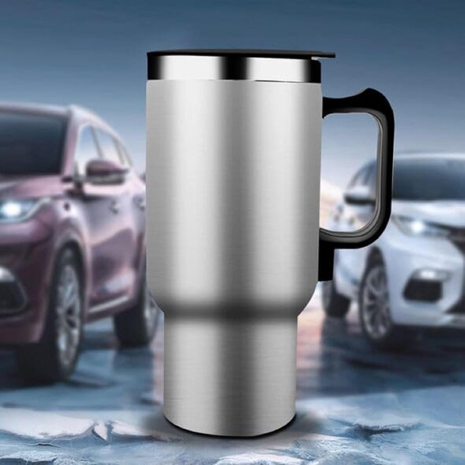 Car Electric Kettle Camping 12V Coffee Maker Water Kettle, Portable Kettle for Travel Car Truck Hot Water Heater Bottle for Making Tea Coffee Electric Cup Car 7 Car Electric Kettle Camping 12V Coffee Maker Water Kettle, Portable Kettle for Travel Car Truck Hot Water Heater Bottle for Making Tea Coffee Electric Cup Car - الصورة 7