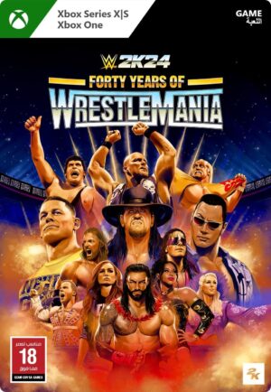 دبليو دبليو اي 2K24: 40 Years of Wrestlemania Edition | Xbox One/Series X|S - تحميل كود