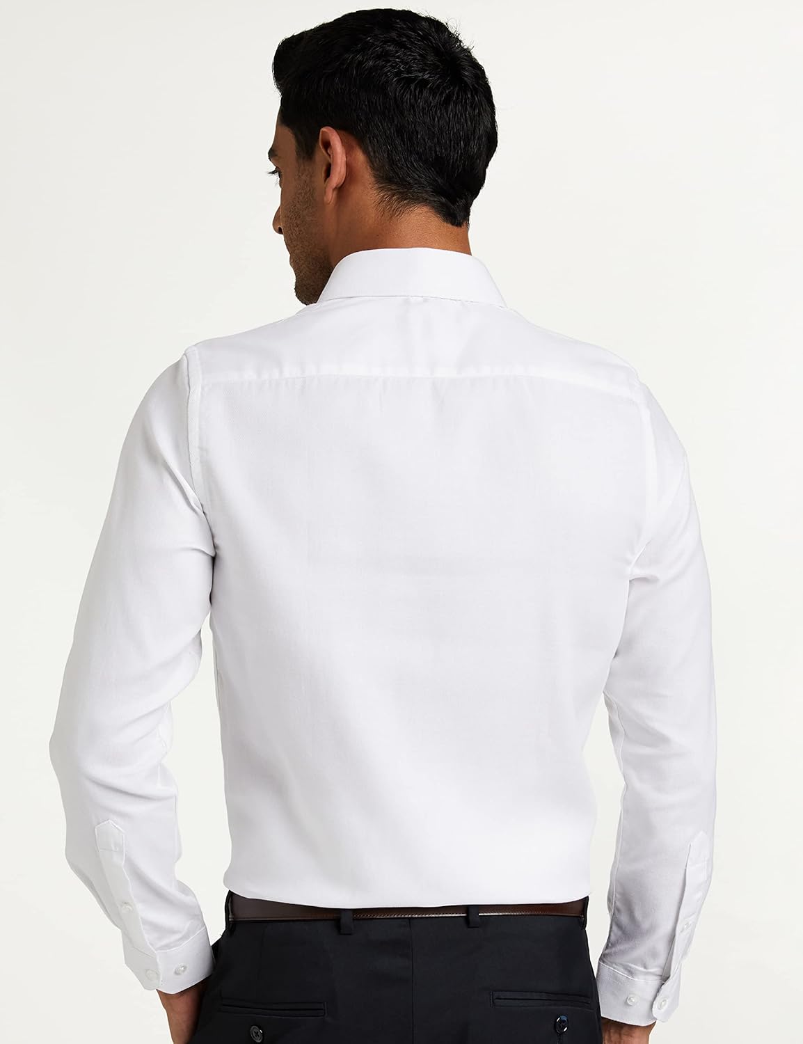 قميص رسمي مصنوع من القطن بقصة ضيقة للرجال من دايفيرس (DVF06F2L01-8-39، ابيض) 2 قميص رسمي مصنوع من القطن بقصة ضيقة للرجال من دايفيرس (DVF06F2L01-8-39، ابيض) - الصورة 2