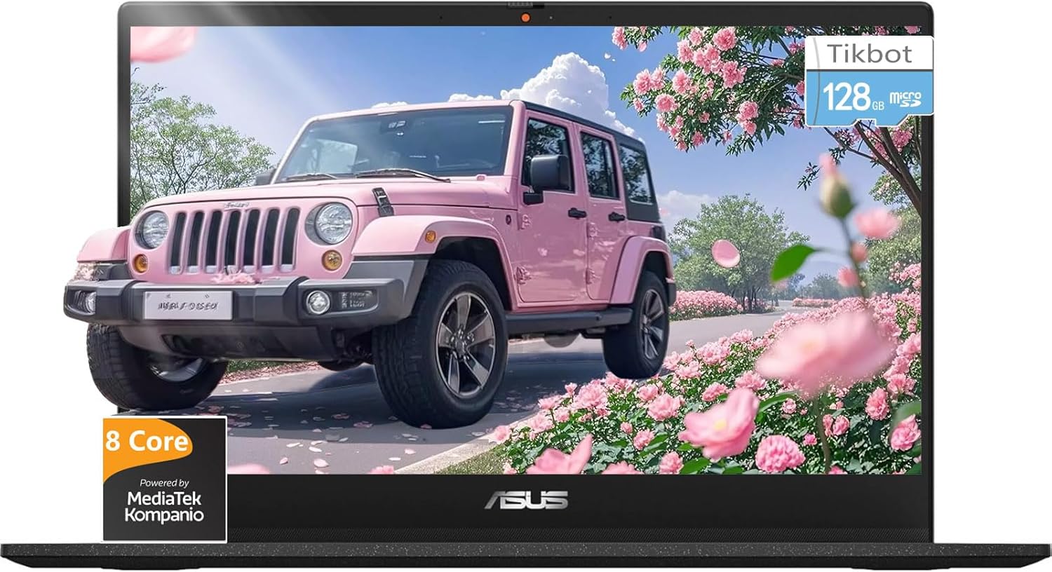 لابتوب من اسوس، بمعالج ميدياتك، شاشة 14 إنش، وذاكرة رام 4 جيجابايت