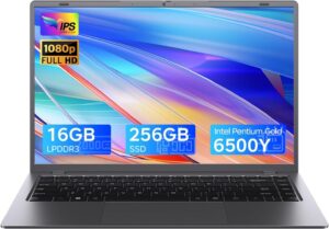 لابتوب زراسو 15.6 انش، بنتيوم جولد 6500Y، ذاكرة RAM 16GB وSSD 512GB، ويندوز 11 احترافي، 1080P FHD واي فاي 5 بلوتوث 5.0 للمنزل والطلاب