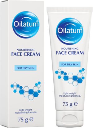 أويلاتوم كريم الوجه المغذي، ٧٥ جم، ترطيب يومي للبشرة الجافة والحساسة والمعرضة للإكزيما، تركيبة خفيفة