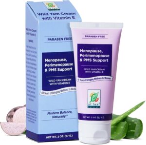 ات لاست ناتشورالز كريم وايلد يام لتخفيف انقطاع الطمث ودعم فترة انقطاع الطمث وتخفيف الدورة الشهرية مع فيتامين E، يمكن أن يساعد على تقليل الهبات الساخنة بشكل طبيعي (2 اونصة)