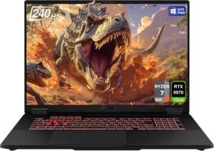 ASUS TUF A18 Gaming Laptop, AMD Ryzen 7-260, 64 GB DDR5 RAM, 4 TB PCle SSD, 18" 2.5K (2560x1600) 240Hz Display, Nvidia G-Force RTX 5070, RGB Backlit Chiclet Keyboard, W11 Pro, Jaeger Gray