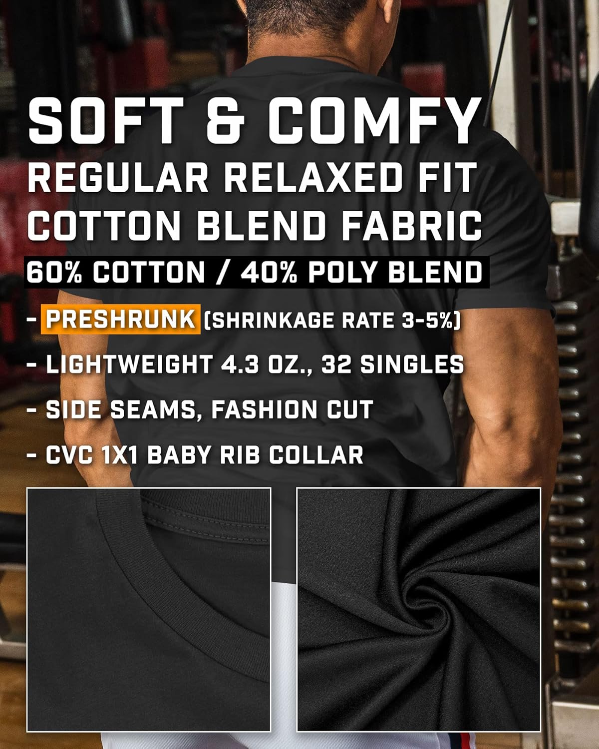 قمصان تمارين رياضية للرجال من مان اون ميشن، تي شيرتات تحفيزية لصالة الالعاب الرياضية مضحكة 4 قمصان تمارين رياضية للرجال من مان اون ميشن، تي شيرتات تحفيزية لصالة الالعاب الرياضية مضحكة - الصورة 4