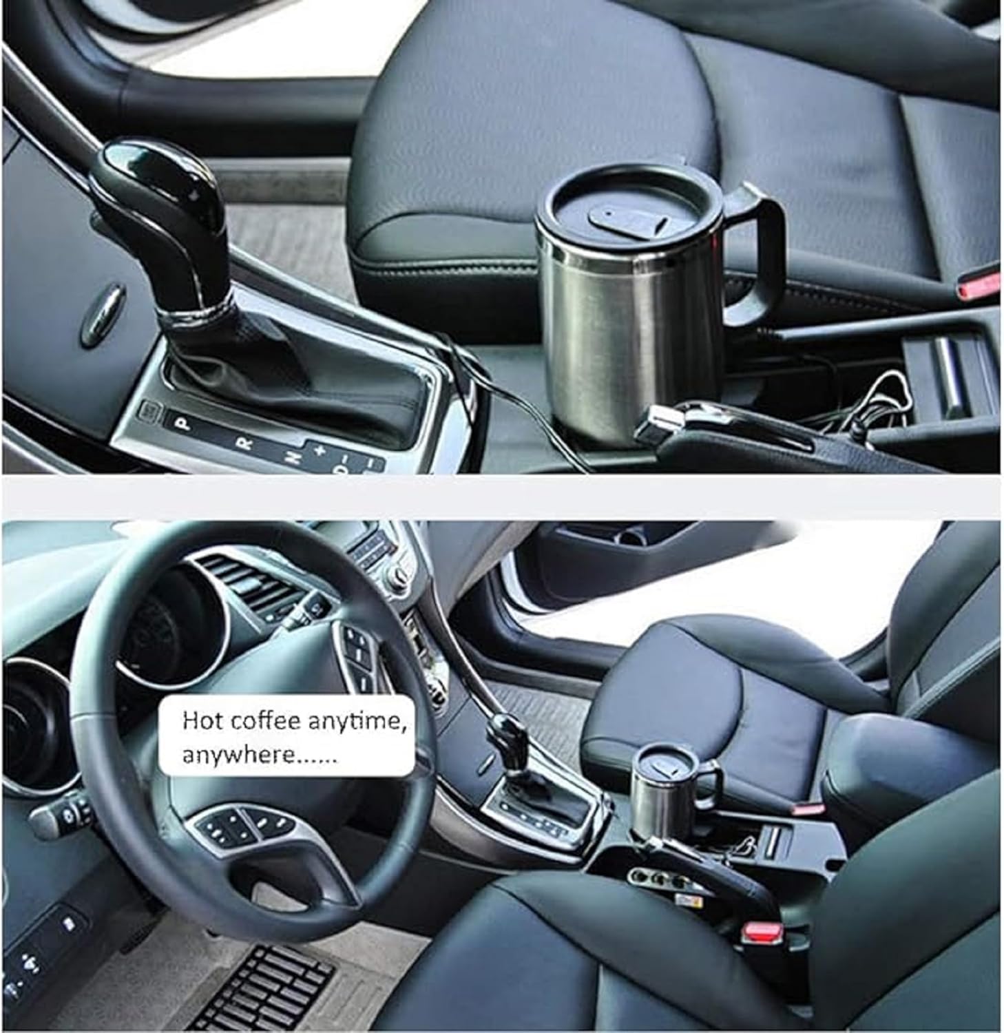 Car Electric Kettle Camping 12V Coffee Maker Water Kettle, Portable Kettle for Travel Car Truck Hot Water Heater Bottle for Making Tea Coffee Electric Cup Car 5 Car Electric Kettle Camping 12V Coffee Maker Water Kettle, Portable Kettle for Travel Car Truck Hot Water Heater Bottle for Making Tea Coffee Electric Cup Car - الصورة 5