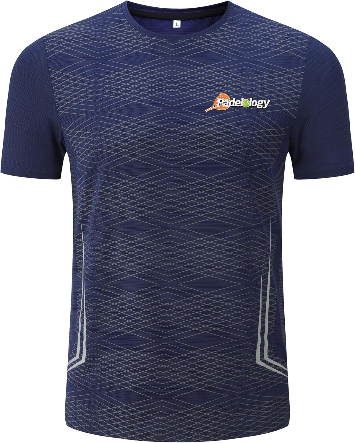 تي شيرت للجنسين بأكمام قصيرة ورقبة دائرية، لرياضة البادل، بخامة سريعة الجفاف، ملمس ناعم، وجيد التهوية، مناسب للرجال والنساء ويوفّر راحة أثناء اللعب من باديلولوجي