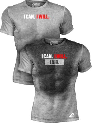 قميص تمرينات تحفيزية مضحكة للتعرق النشط، يمكنك العودة للمنزل الآن