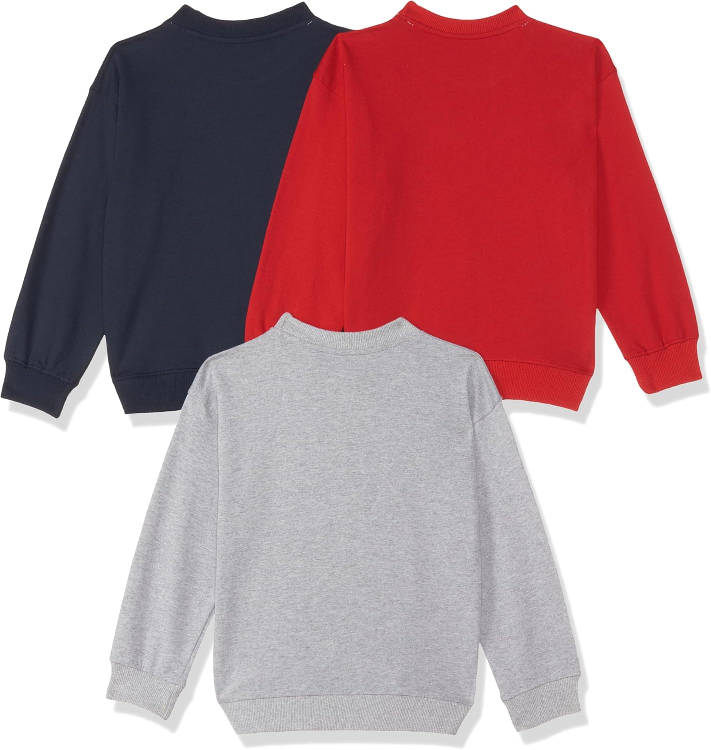 سويت شيرت بغطاء للرأس للأولاد من تي 2 اف، رقم الموديل BYS-SS-PO3-03 (عبوة من 3 قطع) 6 81qVlX