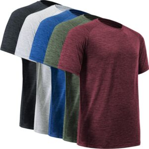 قمصان رياضية للرجال من بالينز، مقاومة للرطوبة سريعة الجفاف، قمصان تي شيرت الاداء الرياضي للرجال لصالة الالعاب الرياضية