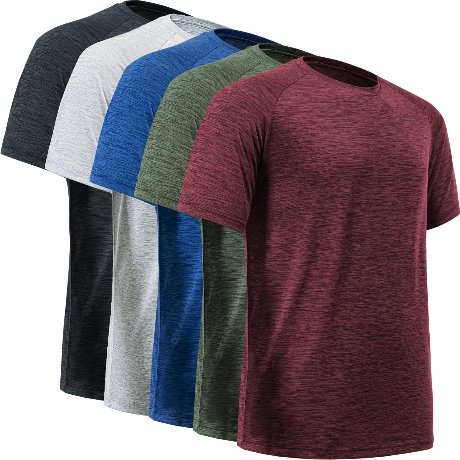 قمصان رياضية للرجال من بالينز، مقاومة للرطوبة سريعة الجفاف، قمصان تي شيرت الاداء الرياضي للرجال لصالة الالعاب الرياضية 1 قمصان رياضية للرجال من بالينز، مقاومة للرطوبة سريعة الجفاف، قمصان تي شيرت الاداء الرياضي للرجال لصالة الالعاب الرياضية