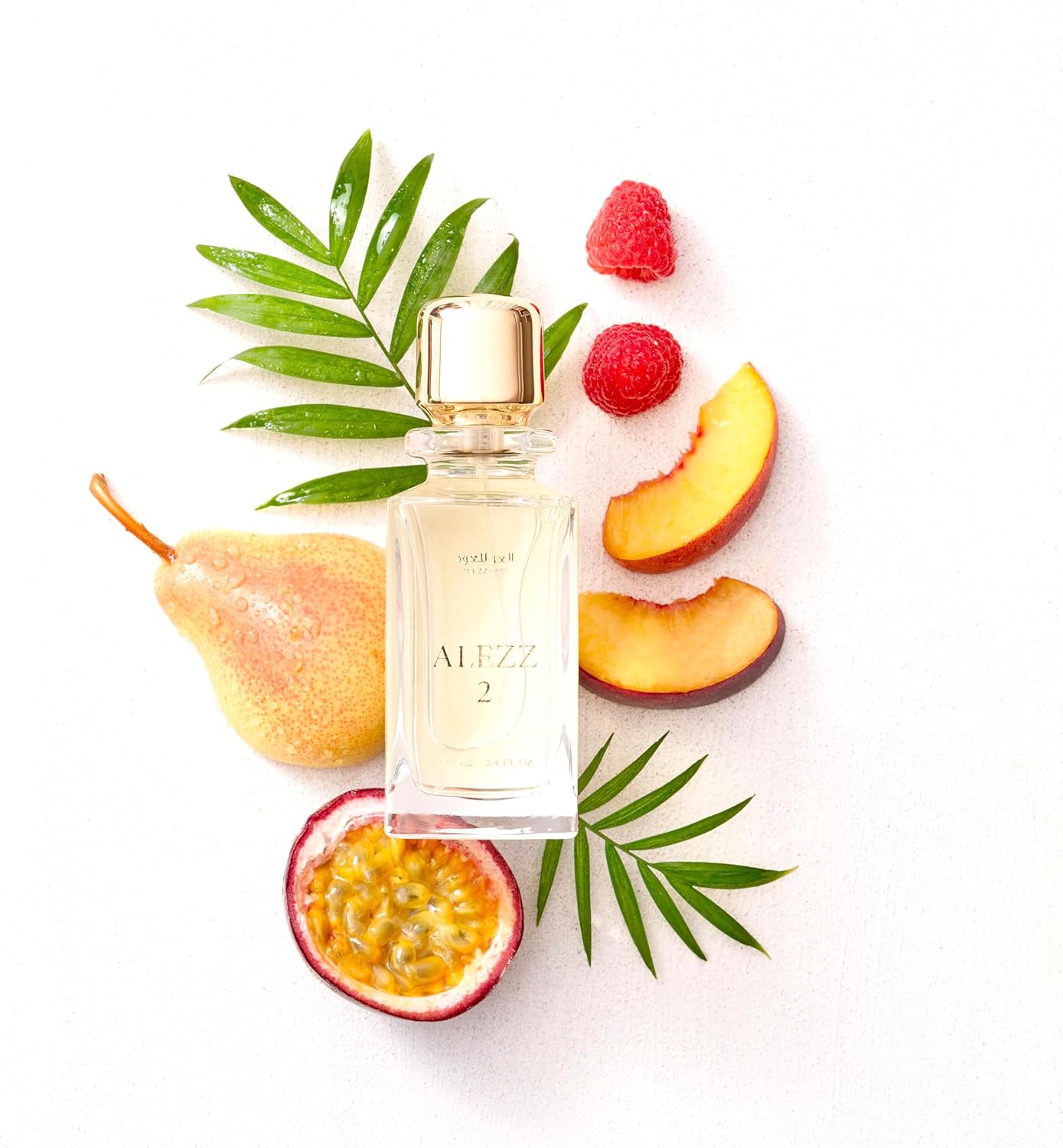 او دي بارفان العز 2 للجنسين من العز عود برائحة الفواكه الشرقية مزيج من فاكهة العاطفة والخوخ والكمثرى وزنبق الوادي والمسك - 75 مل